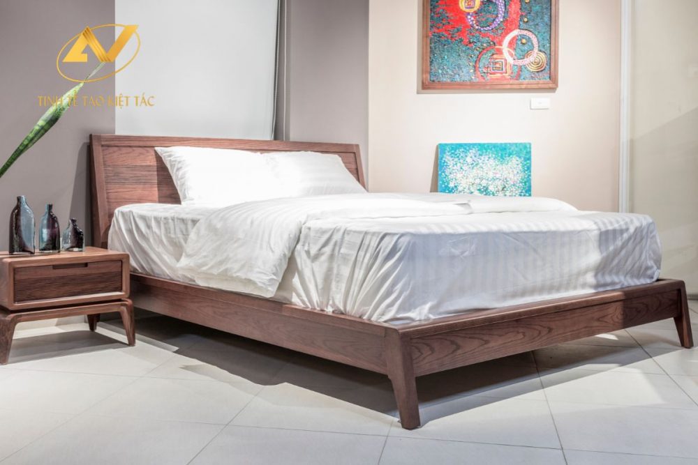 Giường ngủ gỗ óc chó AVGN-508