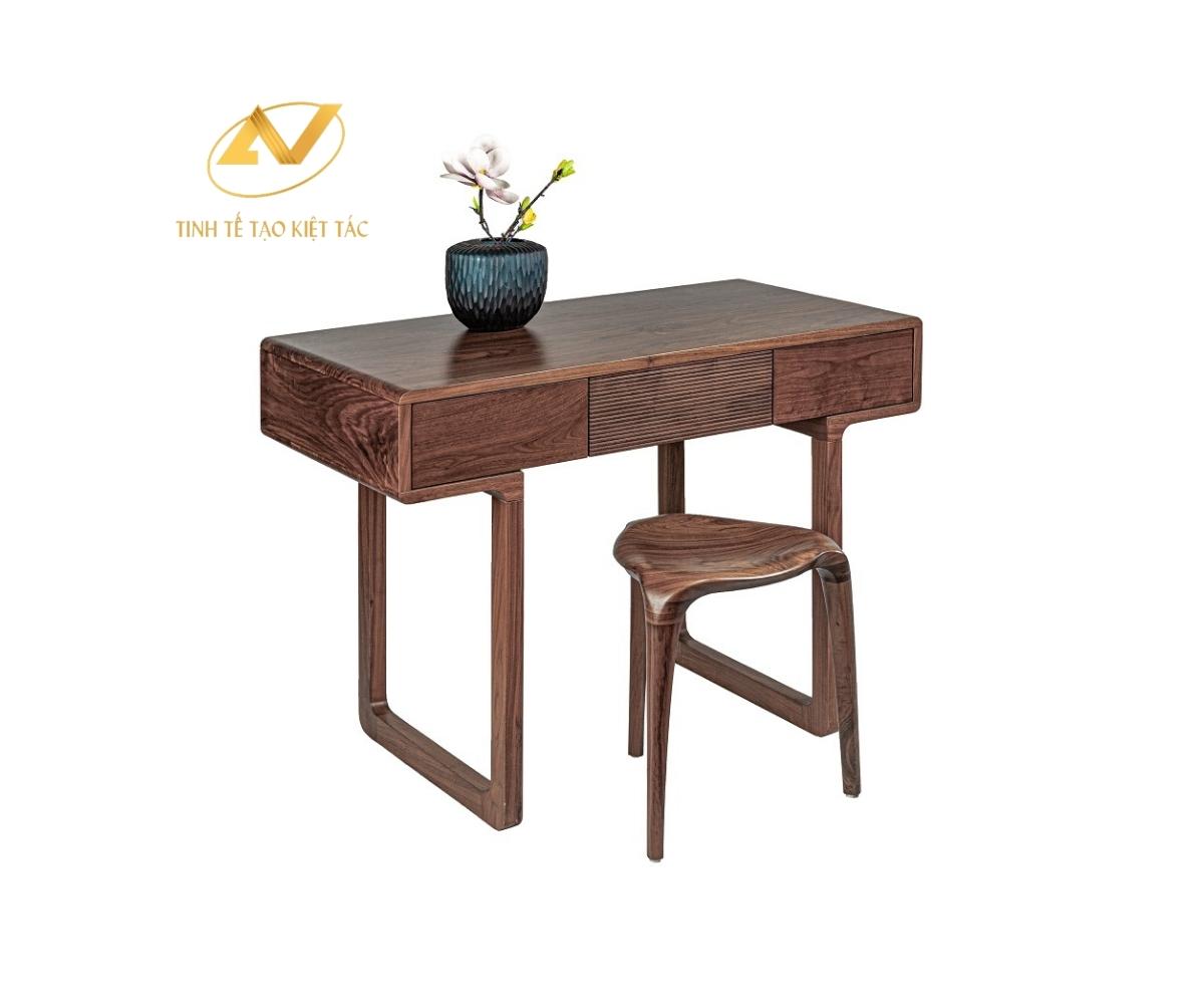 Bàn trang điểm gỗ óc chó Anh Vũ