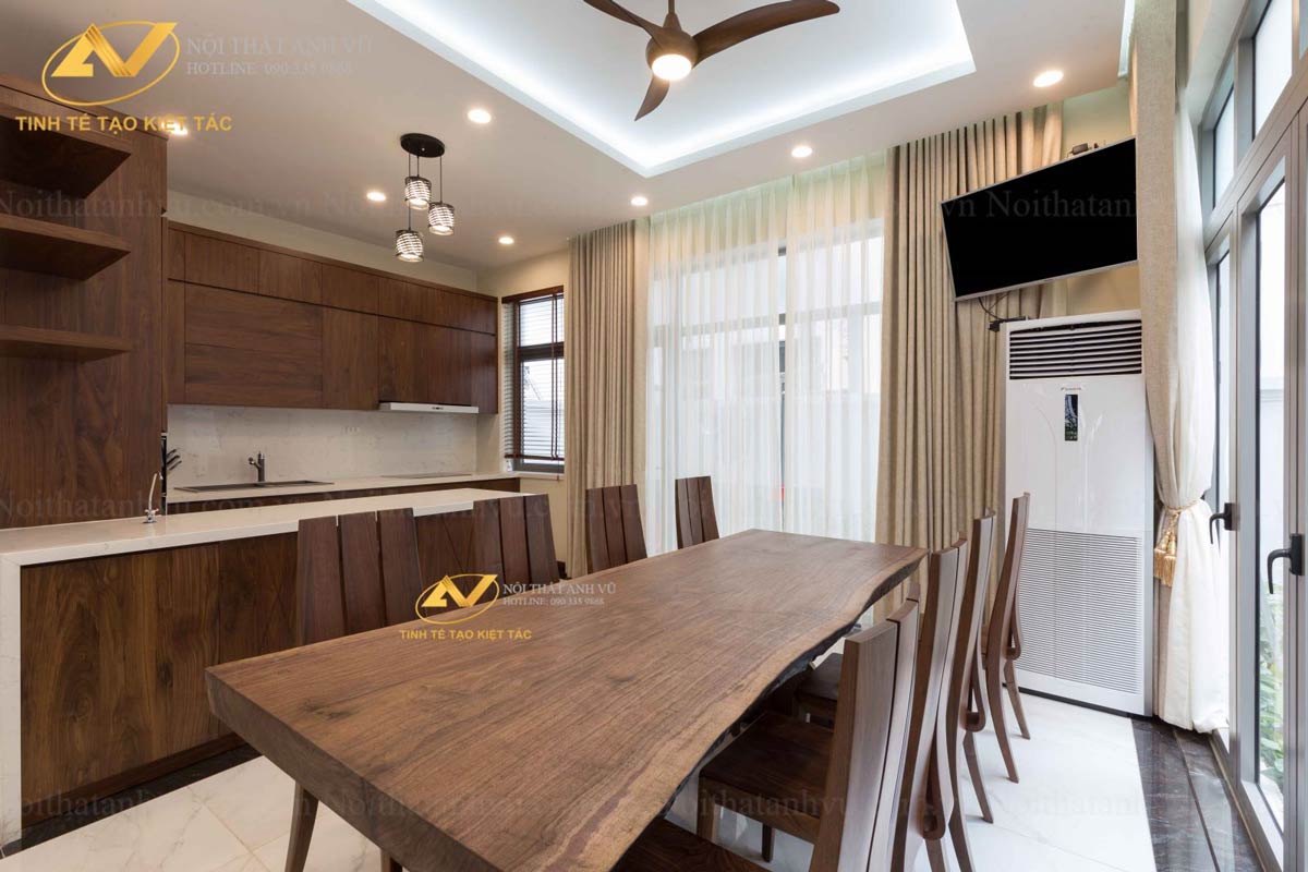 Thi công nội thất biệt thự hiện đại tại Vinhome - Nội thất Anh Vũ