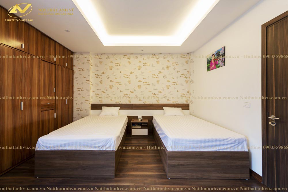 Thi công nội thất nhà phố cao cấp Mr Lập - An Dương Thi công nội thất nhà phố cao cấp mr. Lập - Gỗ óc chó Anh Vũ