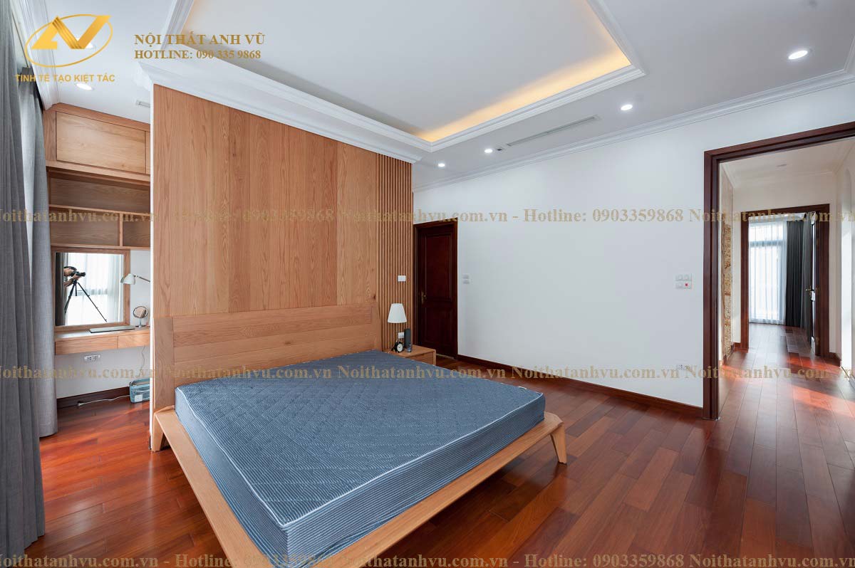 Thi công nội thất biệt thự đẹp hiện đại Mr. Thiệp - Vinhome Thi công nội thất biệt thự đẹp hiện đại Mr. Thiệp - Gỗ óc chó Anh Vũ
