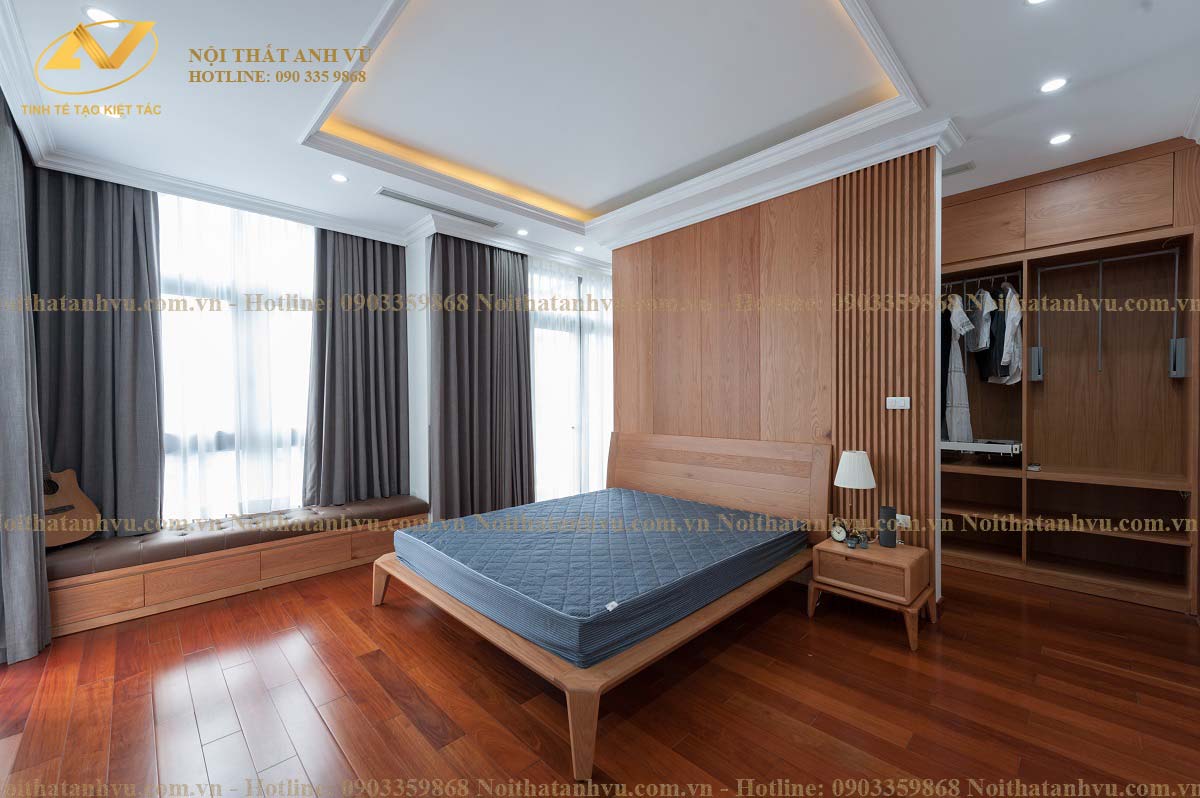 Thi công nội thất biệt thự đẹp hiện đại Mr. Thiệp - Vinhome Thi công nội thất biệt thự đẹp hiện đại Mr. Thiệp - Gỗ óc chó Anh Vũ
