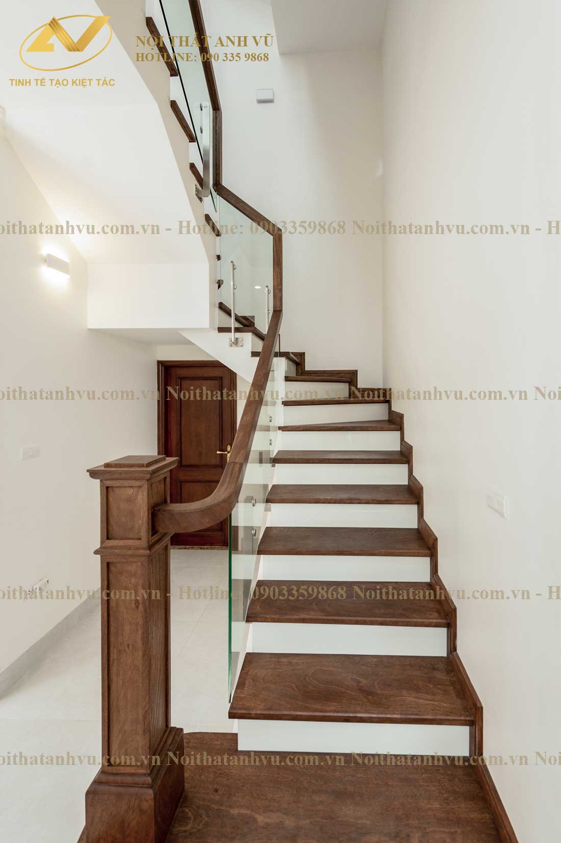 Thi công nội thất biệt thự đẹp hiện đại Mr. Thiệp - Vinhome Thi công nội thất biệt thự đẹp hiện đại Mr. Thiệp - Gỗ óc chó Anh Vũ