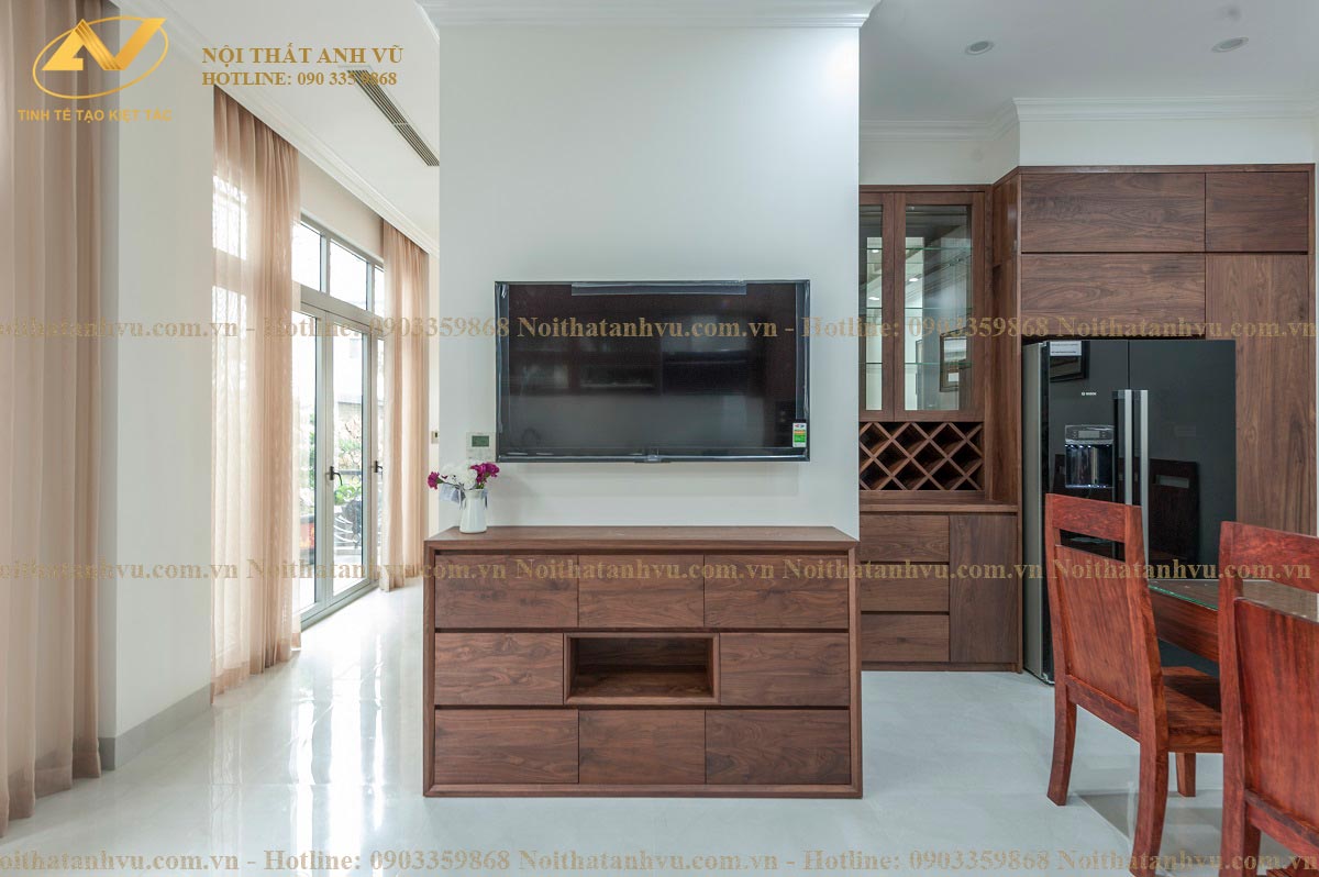 Thi công nội thất biệt thự đẹp hiện đại Mr. Thiệp - Vinhome Thi công nội thất biệt thự đẹp hiện đại Mr. Thiệp - Gỗ óc chó Anh Vũ