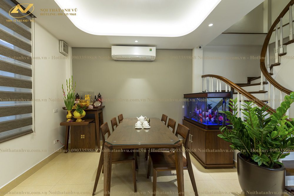 Thi công nội thất nhà phố cao cấp - Nội thất Anh Vũ