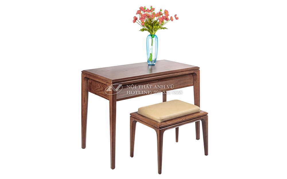 Bàn trang điểm làm từ gỗ óc chó