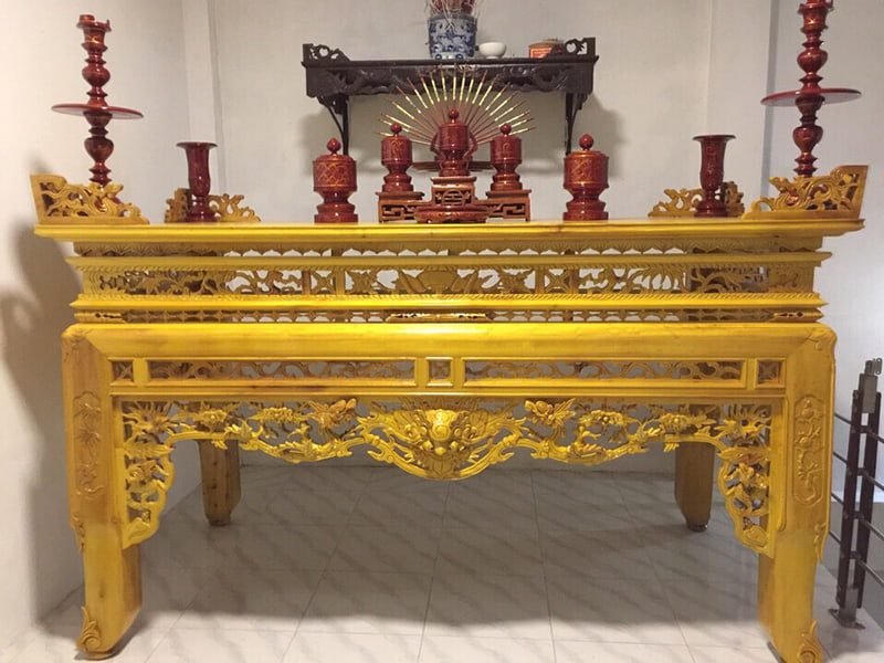 Cách bài trí bàn thờ Phật chuẩn phong thủy - Nội thất Anh Vũ
