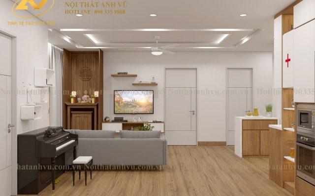 Chiều cao bàn thờ theo thước lỗ ban - Nội thất Anh Vũ