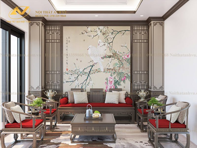 Thiết kế nội thất biệt thự đẹp Mr Hoà - Hoàng Như Tiếp - Nội thất gỗ óc chó cao cấp Anh Vũ