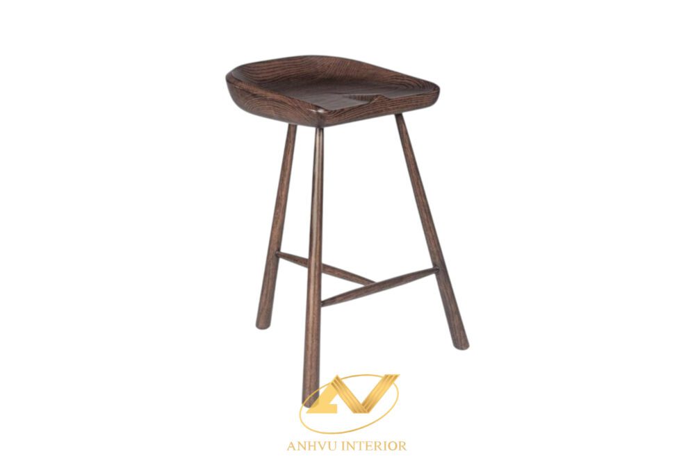 Ghế bar gỗ óc chó AVGB-072