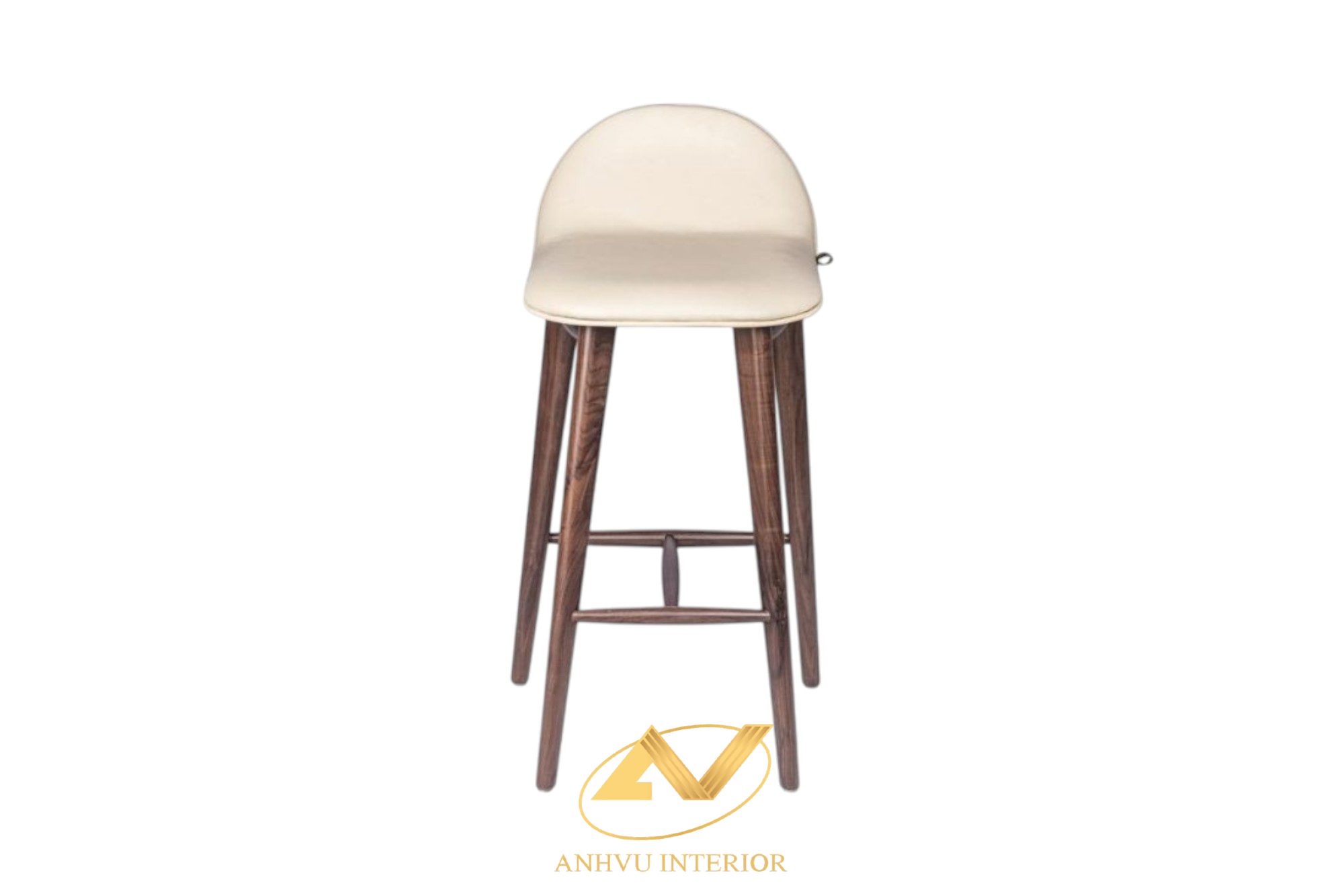 Ghế bar gỗ óc chó AVGB-071 Ghế quầy bar gỗ óc chó AVGB 071
