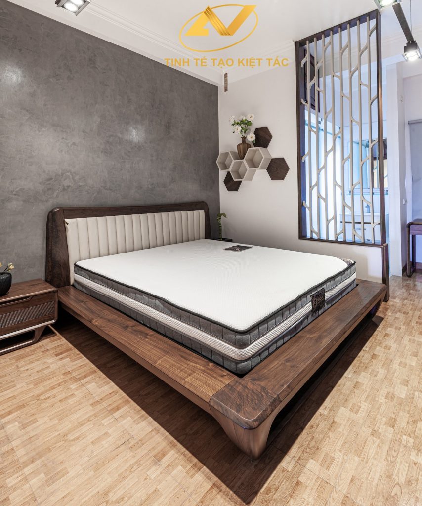 Mẫu phòng và giường ngủ gỗ Óc Chó tự nhiên AV-PN 005 Mẫu phòng và giường ngủ gỗ Óc Chó tự nhiên AV-PN 005
