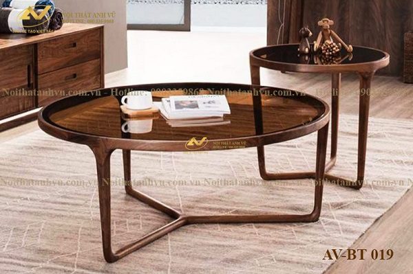 Xu hướng bàn trà gỗ óc chó cho phòng khách sang trọng Xu hướng bàn trà gỗ óc chó cho phòng khách sang trọng