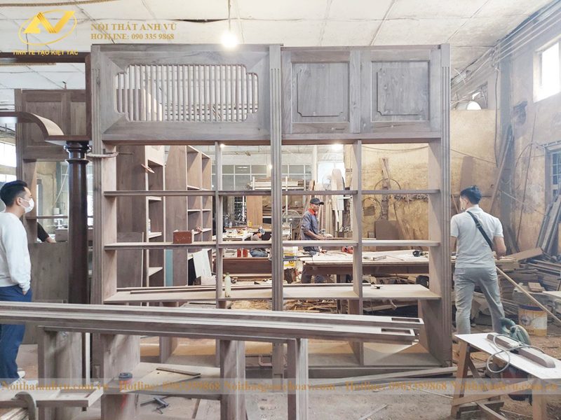 Xưởng sản xuất nội thất gỗ óc chó