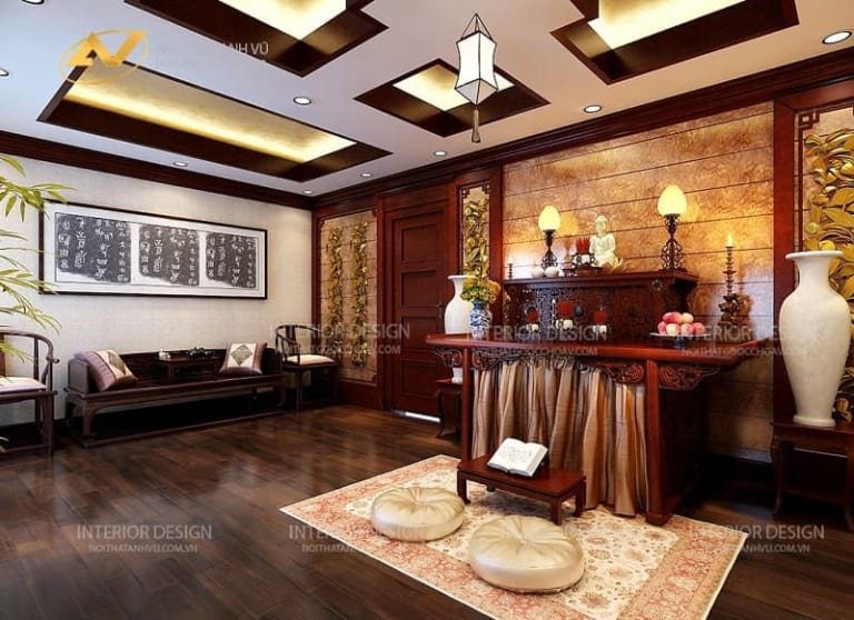 "Thổi hồn" cho không gian sống với nội thất gỗ óc chó tân cổ điển