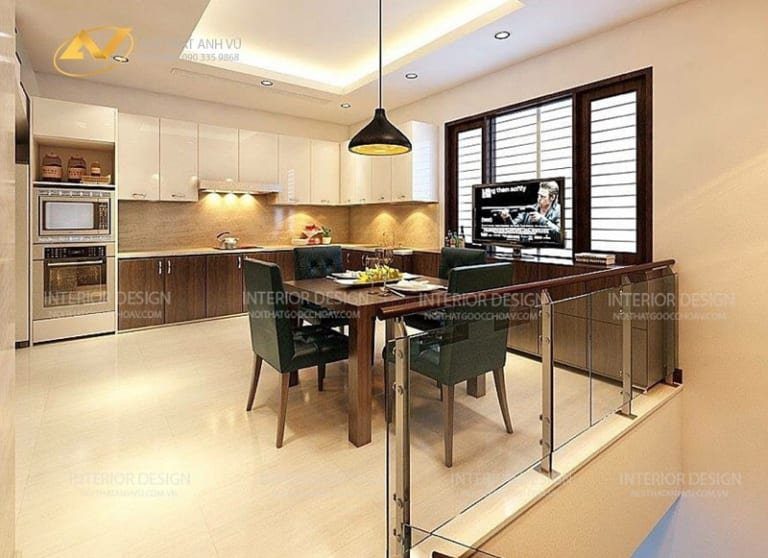 "Thổi hồn" cho không gian sống với nội thất gỗ óc chó tân cổ điển