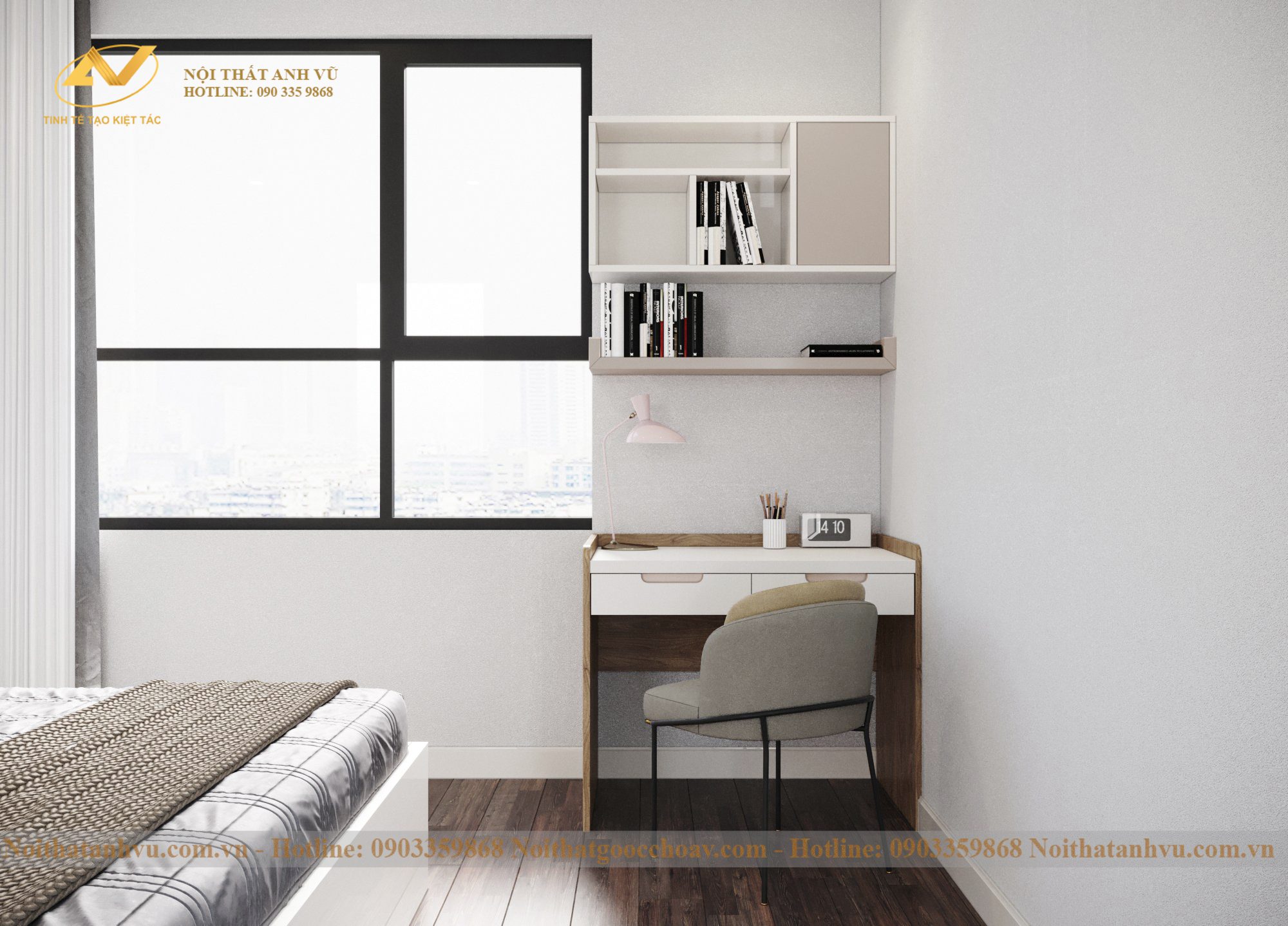 Thiết kế thi công nội thất căn hộ cao cấp D’capitale Trần Duy Hưng