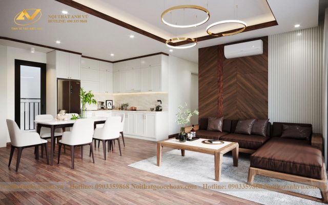 Thiết kế thi công nội thất căn hộ cao cấp D’capitale Trần Duy Hưng