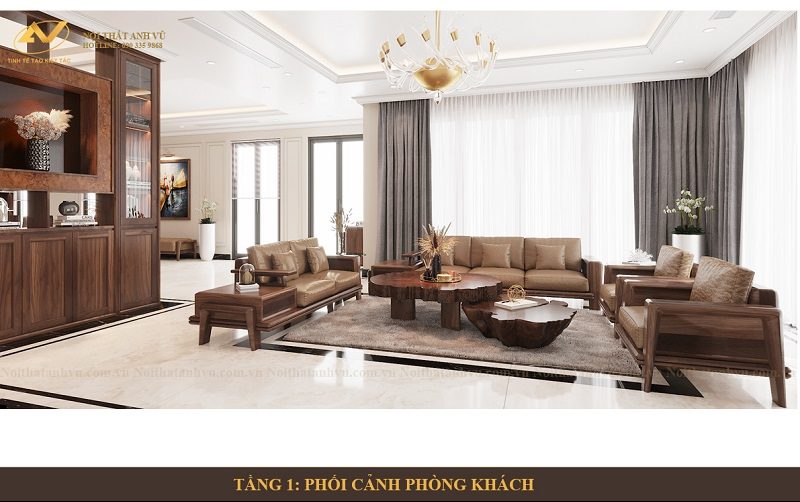 Ecopark grand – The Island: Biệt thự gỗ óc chó triệu đô xứng tầm thượng lưu