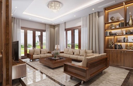 Nội thất phòng khách gỗ óc chó đẹp: Nâng tầm sang trọng và đẳng cấp cho gia chủ Nội thất phòng khách gỗ óc chó đẹp: Nâng tầm sang trọng và đẳng cấp cho gia chủ