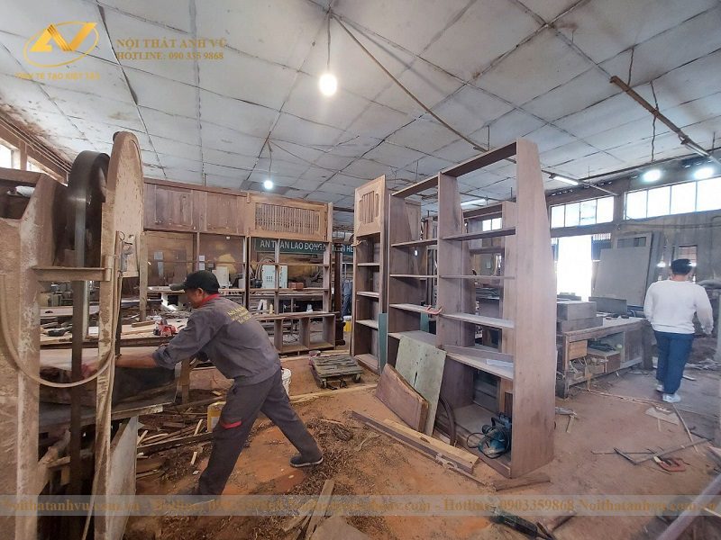 Xưởng nội thất gỗ óc chó uy tín và chất lượng của Nội Thất Anh Vũ