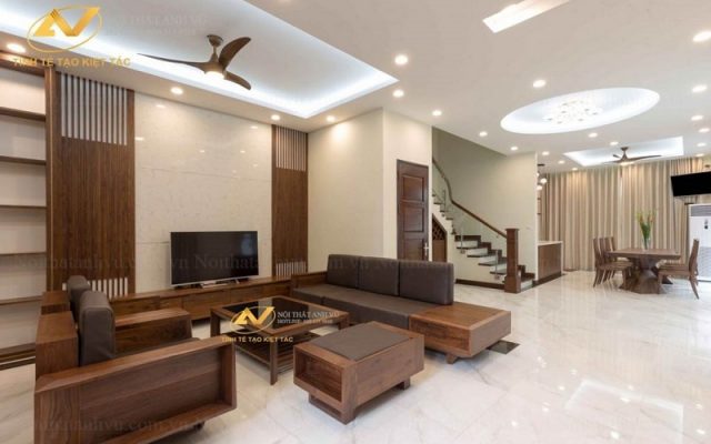 Nội thất Anh Vũ: Đơn vị thiết kế nội thất biệt thự gỗ óc chó quận Long Biên uy tín Nội thất Anh Vũ: Đơn vị thiết kế nội thất biệt thự gỗ óc chó quận Long Biên uy tín