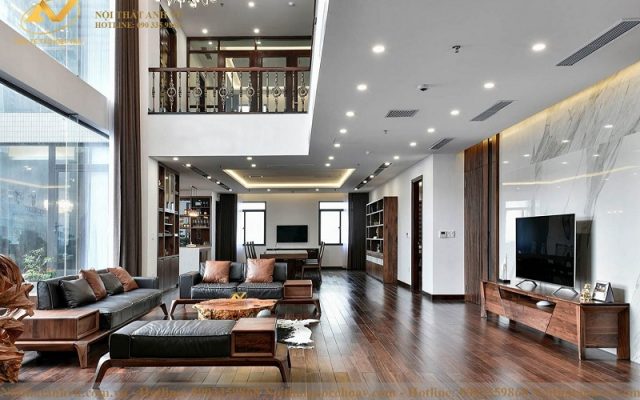 Tổng hợp các mẫu nội thất gỗ óc chó thay đổi không gian phòng khách đón năm mới Tổng hợp các mẫu nội thất gỗ óc chó thay đổi không gian phòng khách đón năm mới