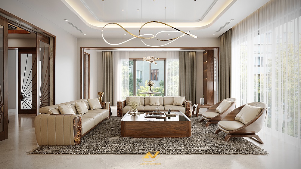 Bộ sưu tập 111+ mẫu ghế sofa gỗ óc chó phòng khách đẳng cấp Thiết kế nội thất gỗ óc chó cao cấp