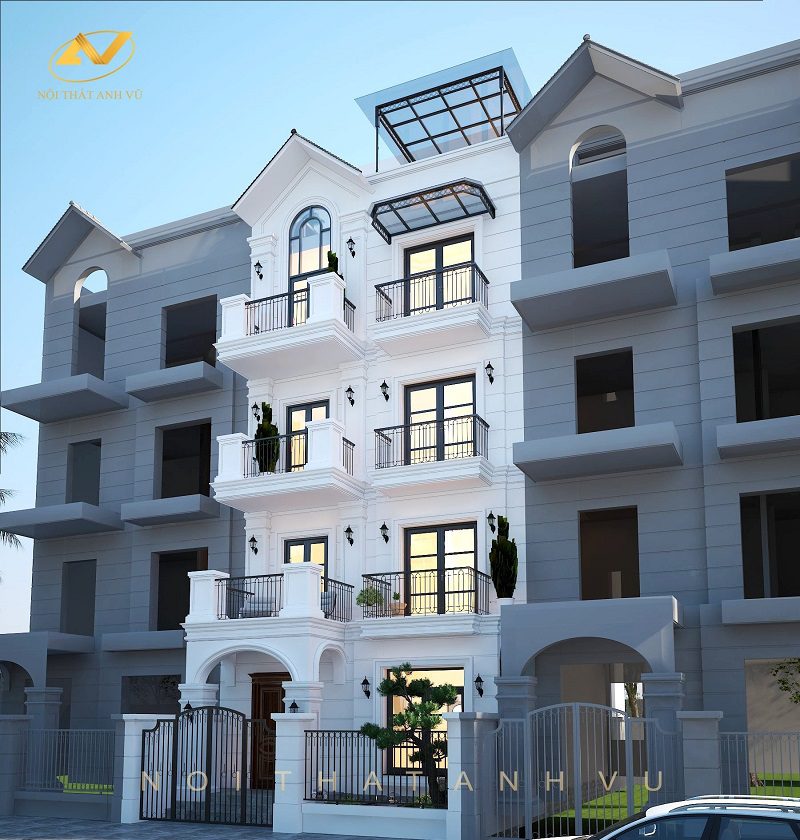 Thi công tổng thể biệt thự Đông Anh
