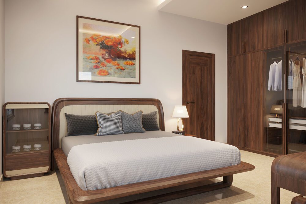 Giường ngủ gỗ óc chó AVGN 511