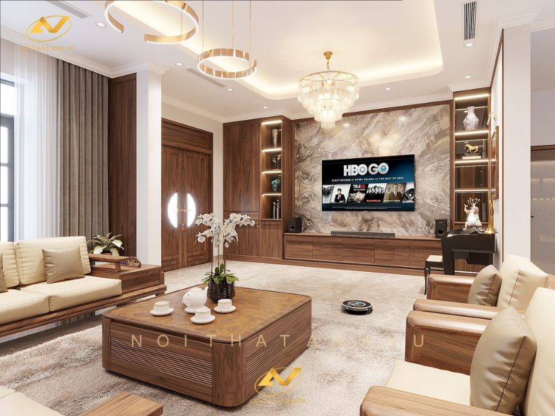 Thiết kế nội thất chung cư 2 phòng ngủ Thiết kế nội thất chung cư cao cấp phong cách tối giản