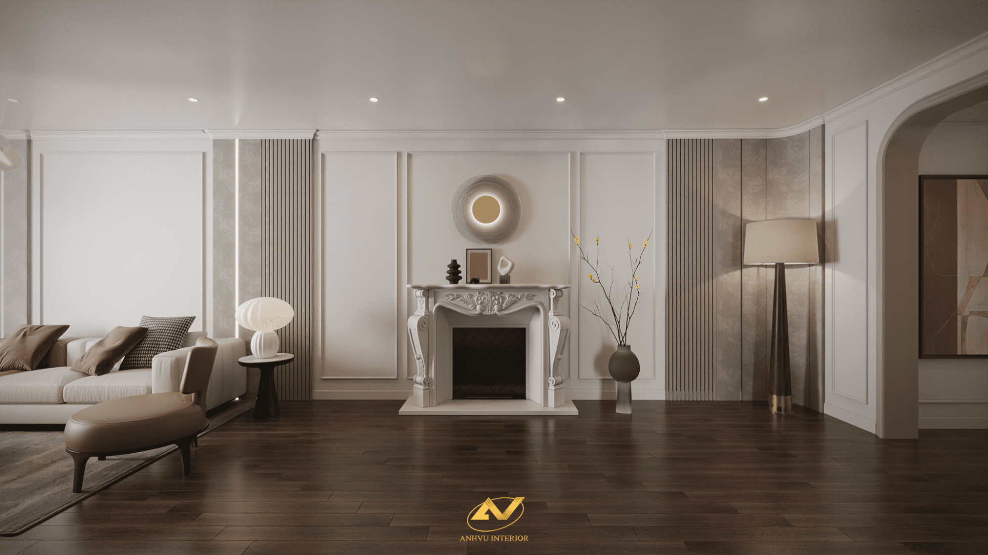 Mẫu thiết kế nội thất cao cấp hiện đại