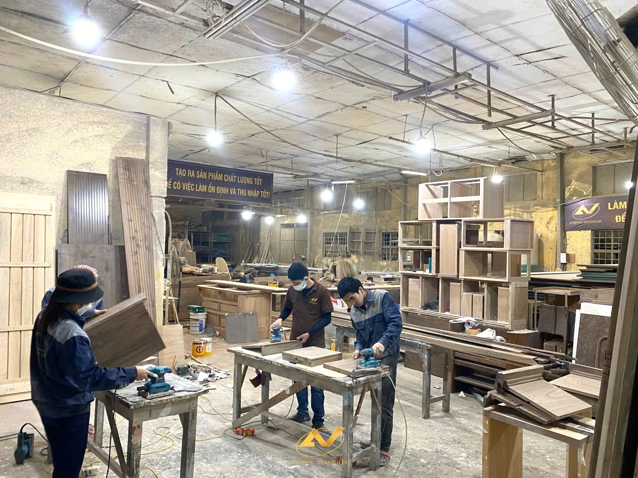 Xưởng gỗ tự nhiên tại Hà Nội Xưởng gỗ tự nhiên Anh Vũ Long Biên