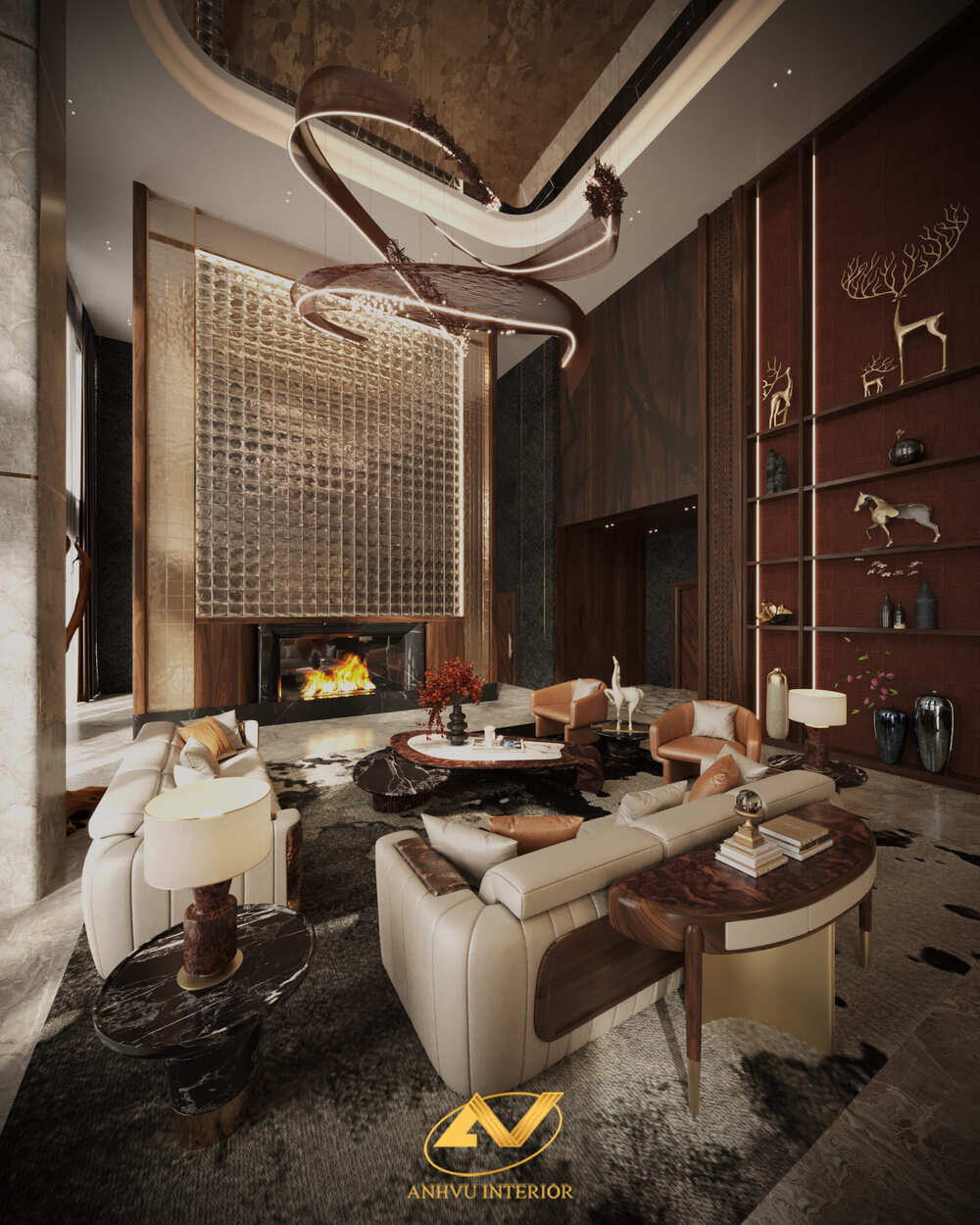 Thiết kế nội thất Penthouse kiến tạo đẳng cấp sống thượng lưu Thiết kế nội thất Penthouse kiến tạo đẳng cấp sống thượng lưu