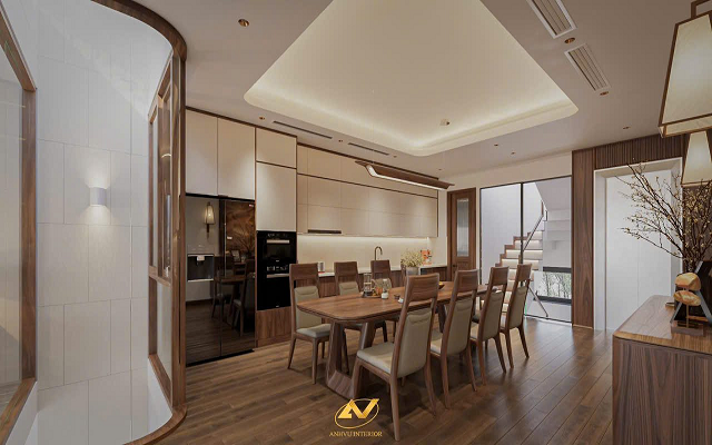 Mẫu thiết kế nội thất nhà phố đẹp hiện đại