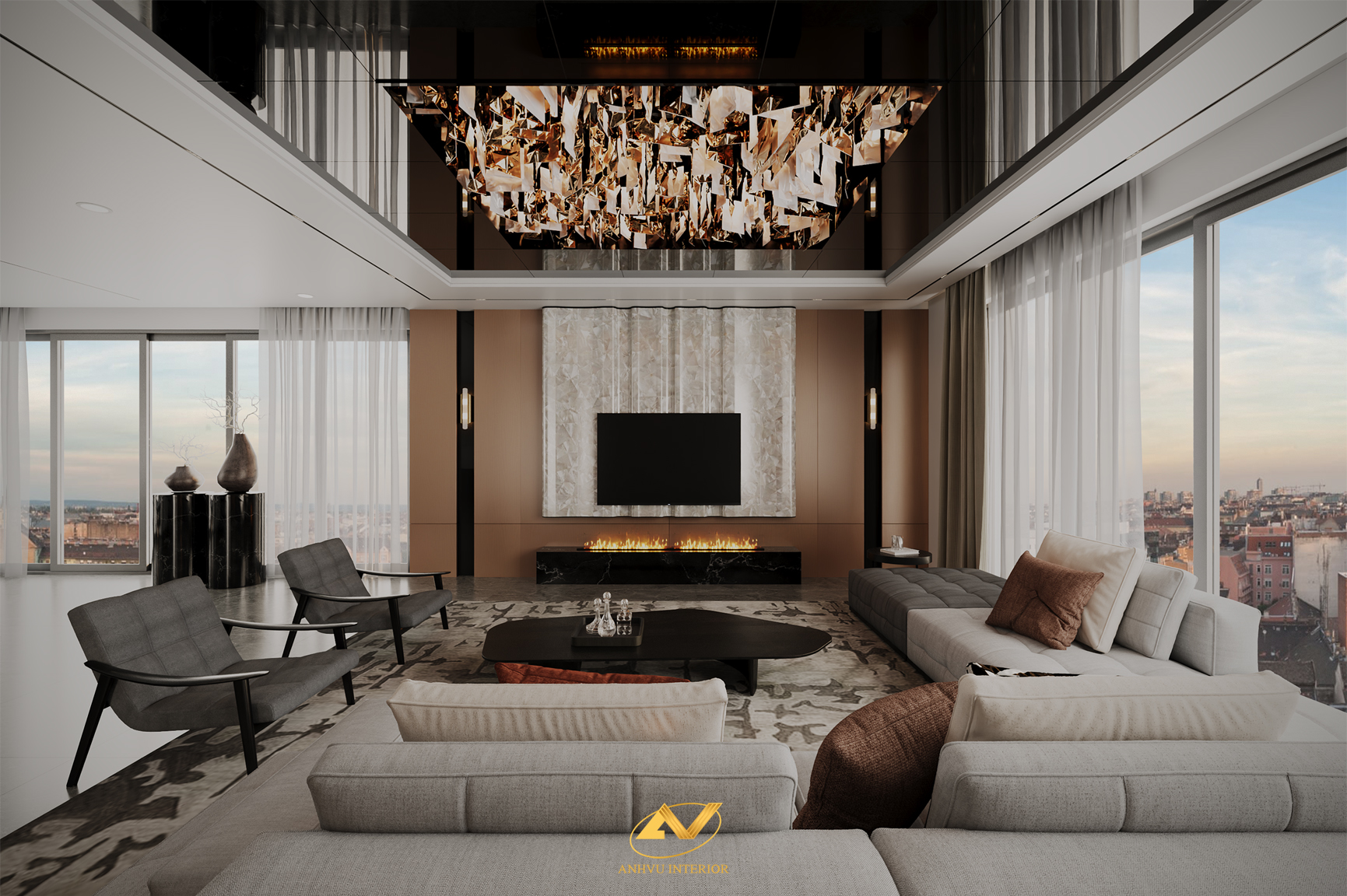 Thiết kế nội thất chung cư hiện đại