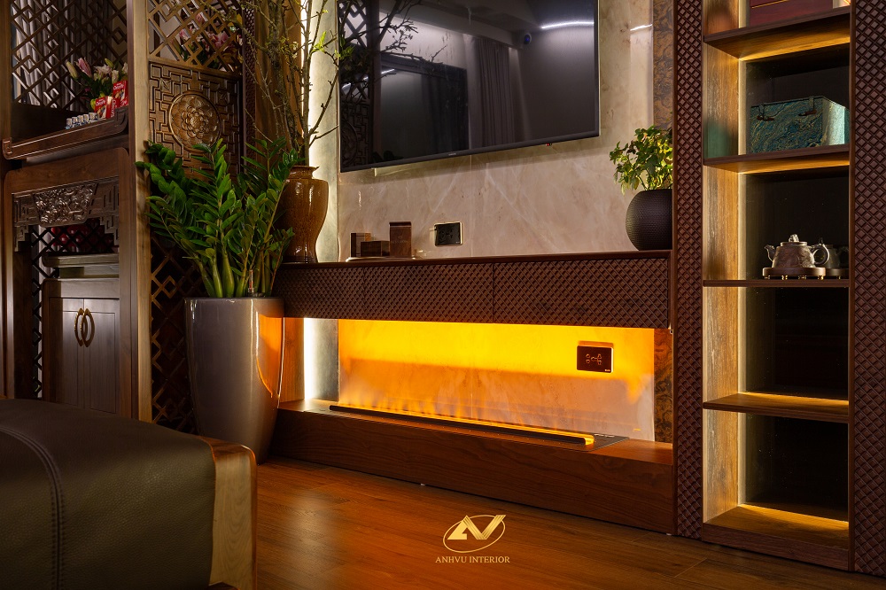 Kệ ti vi THIẾT KẾ CĂN HỘ CHUNG CƯ 60M2 2 PHÒNG NGỦ - GIẢI PHÁP TỐI ƯU CHO CUỘC SỐNG HIỆN ĐẠI