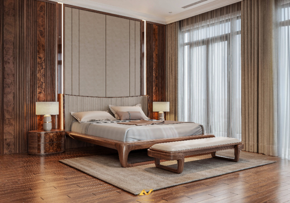 Thiết kế nội thất phòng ngủ master 4