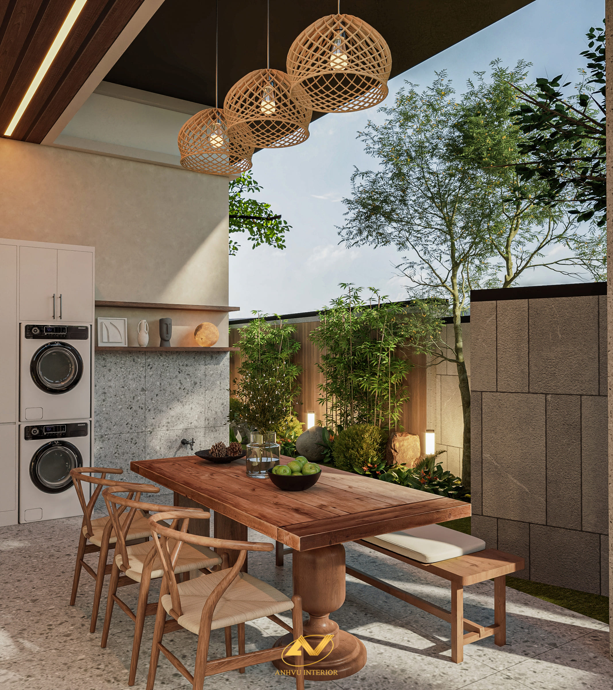 Thi công nội thất bao gồm những gì? Báo giá thi công nội thất bản vẽ thiết kế nhà vườn đẹp