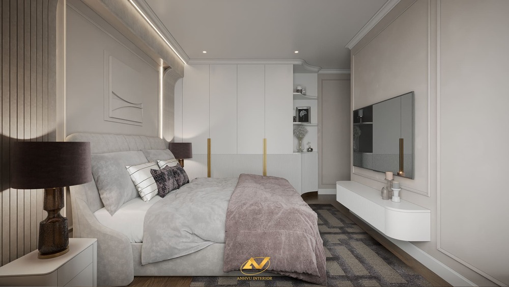 Nội thất phòng ngủ Luxury hiện đại trẻ trung (2)